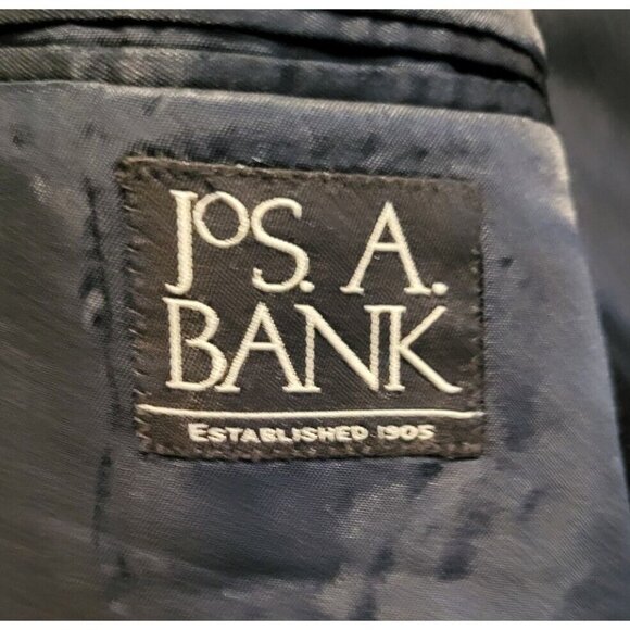 Jos A Bank Wool Cashmere Blend Charcoal Gray Blazer Sportcoat Size 41r - Picture 5 of 7